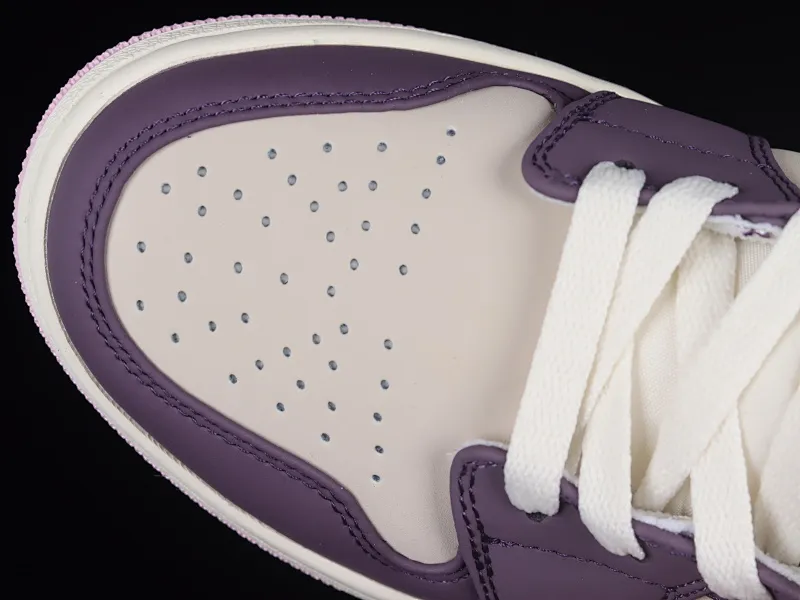 All Categories Air Jordan Jordan Series Basketball Shoes Air Jordan 1 Mid Air Jordan 1 Mid GS "Pro Purple" AJ1 Joe 1 White Purple Pink China Basketball Shoes 555112-500